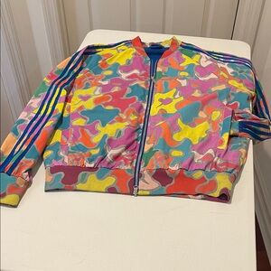 2011 Adidas Multicolor Camouflage Track Jacket Attn: Collectors Rare Find Size L